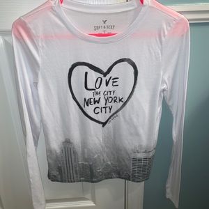 american eagle sexy and short long sleeve